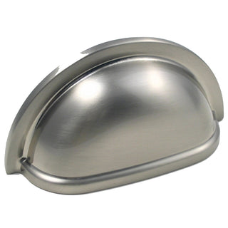 3" On Center Bin Pull, Satin Nickel