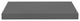 vidaXL Wall Shelf Floating Shelf Display Shelf Wall Mounted High Gloss Gray