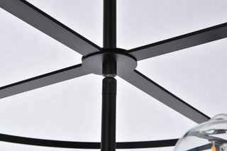 Ava 4-Light Pendant, Black