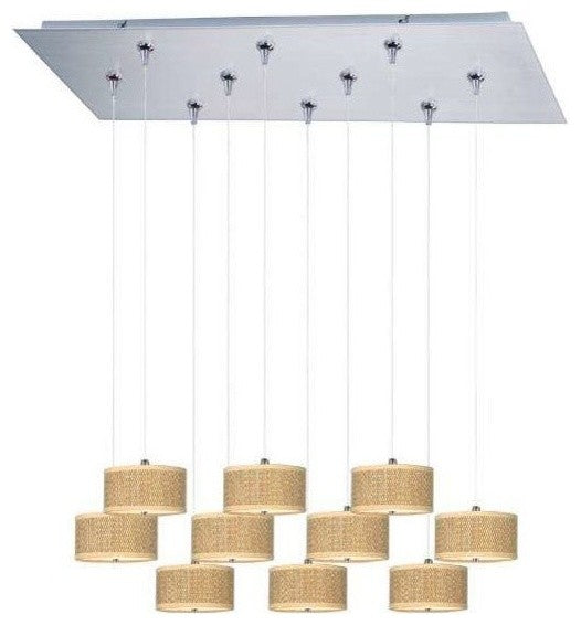 ET2 Elements 10-Light RapidJack Pendant and Canopy
