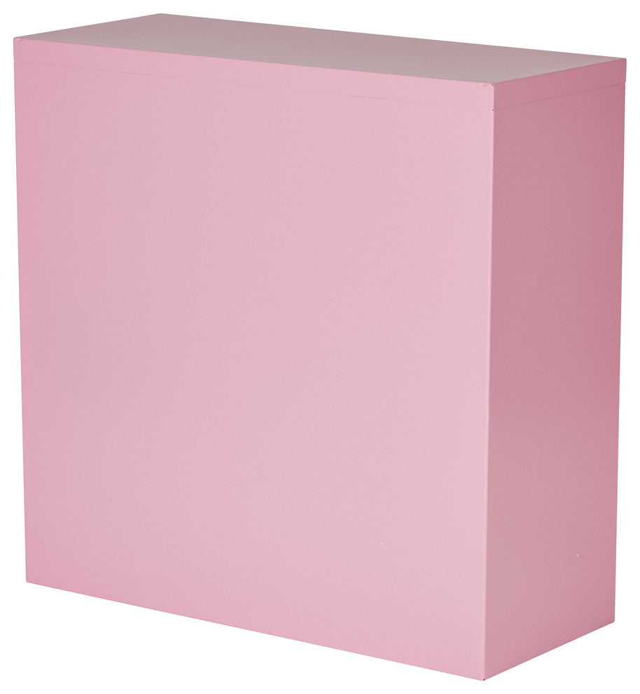 Metal Bookcase, Pink, Ships fully Assembled.