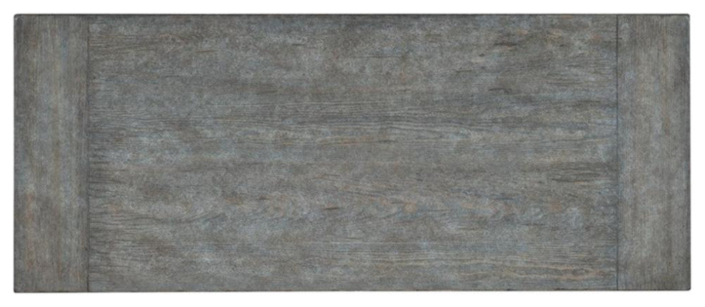 Commerce & Market Stonewashed Wood Console in Blue Finish by Hooker Furniture