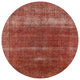 Ahgly Company Indoor Round Mid-Century Modern Area Rugs, 3' Round