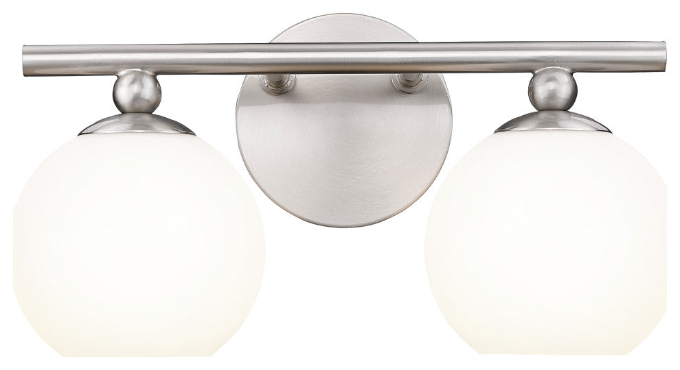 Z-LITE 2-Light Vanity, Brushed Nickel