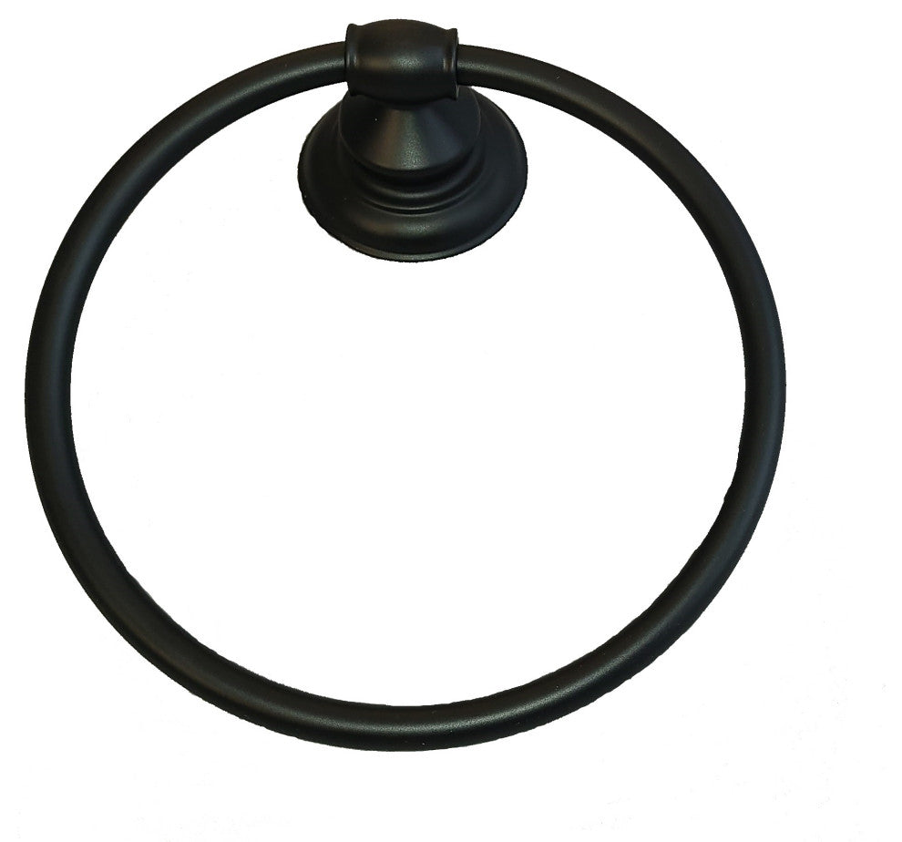 Arista Highlander Collection 4-Piece Bathroom Hardware Set, Matte Black