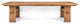 Rectangular Teak Wood Coffee Table | dBodhi Artisan, 55"w X 28"d X 14"h