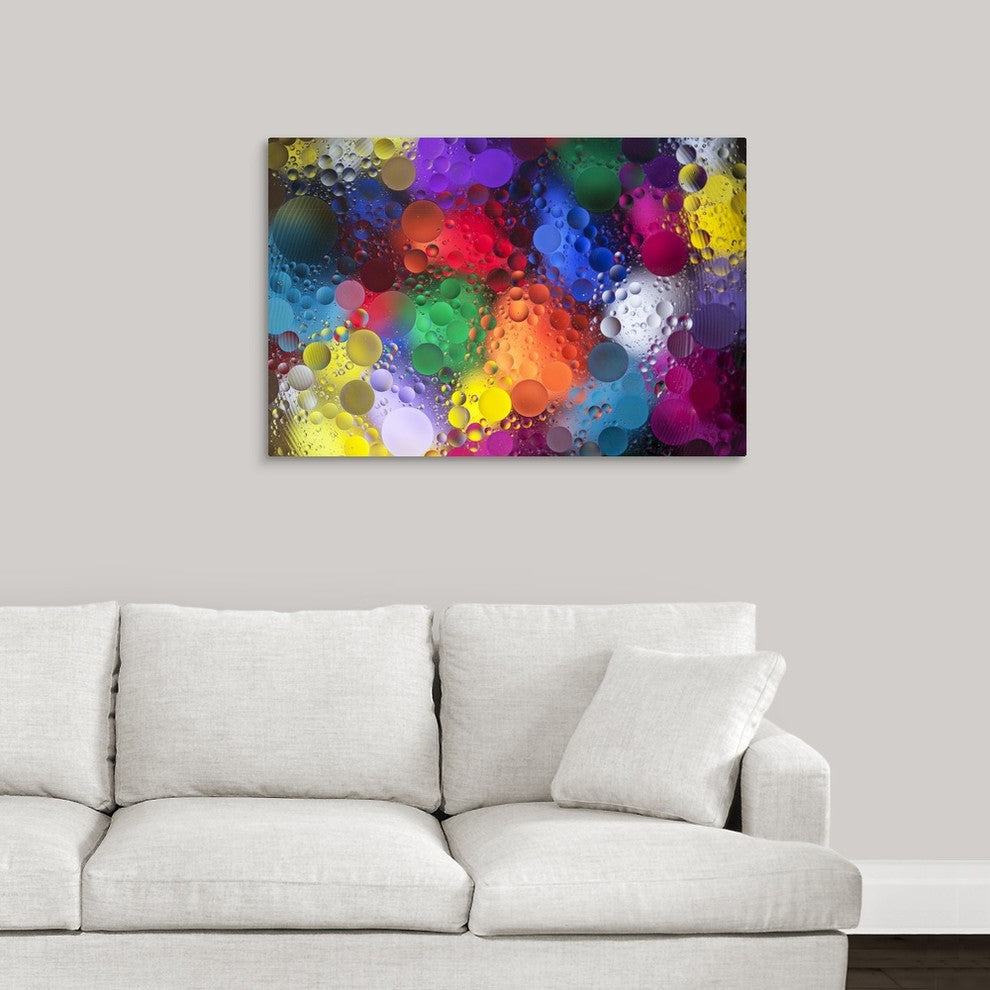 "Color Explosion II" Wrapped Canvas Art Print, 36"x24"x1.5"
