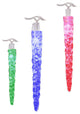 20 Battery Operated Musical Twinkling Multicolored LED Icicle Christmas Lights