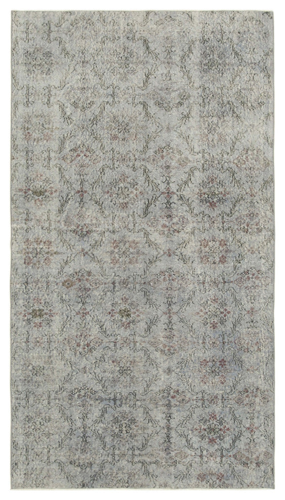 Rug N Carpet - Handwoven Turkish 4' 10" x 8' 8" Wool Overdyed Area Rug