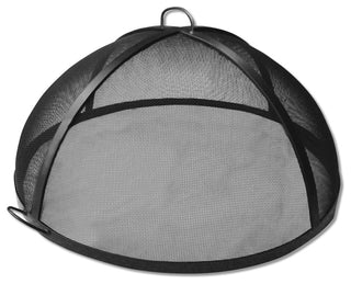 Master Flame 43" Diameter Fire Pit Screen, Lift Off Dome, Carbon Steel