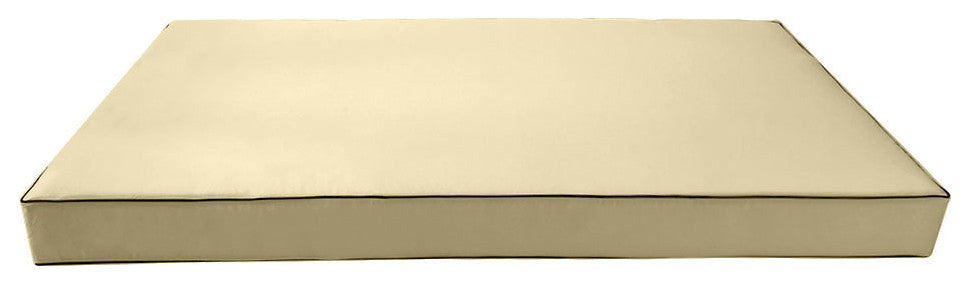 Style5 Full Contrast Pipe Outdoor Mattress Bolster Slip Cover COMPLETE SET AD103