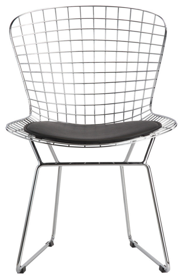 Modern Classics Wire Side Chair, Black