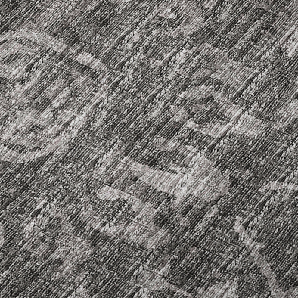 Aberdeen AB1 Graphite 2'3" x 7'6" Runner Rug