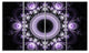 Light Purple Pattern with Circles, Abstract Canvas Art Print, 48"x28", 4 Panels