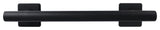 Coronado Designer Straight Bathroom Shower Grab Bar With Square Flanges, 12"
