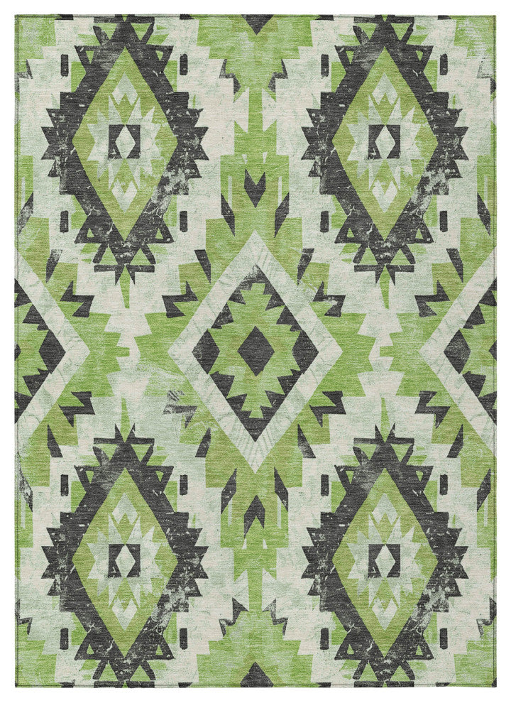 Machine Washable Indoor/Outdoor Chantille ACN1878 Aloe 2'6" x 3'10" Rug