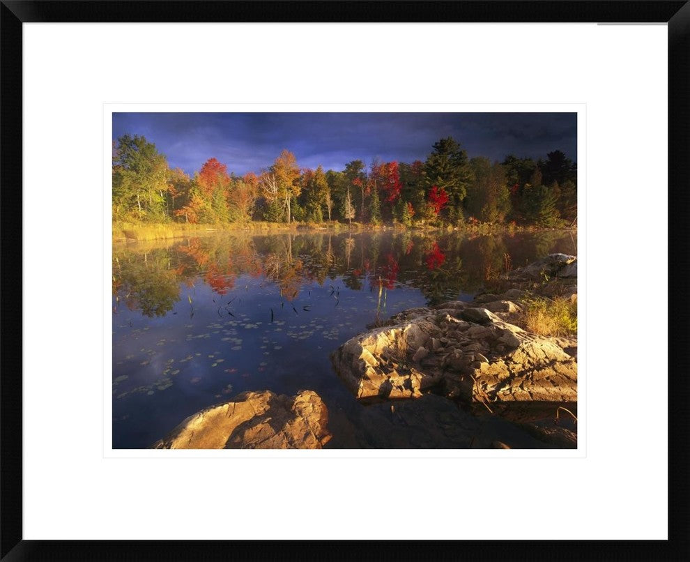 "Lang Lake, fall colors, Ontario, Canada"  by Tim Fitzharris, 24x20"