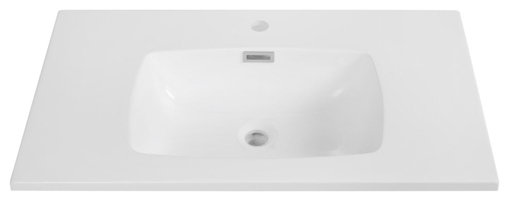 32" Solid Surface Resin Streamline K-1708-32 Vanity Top