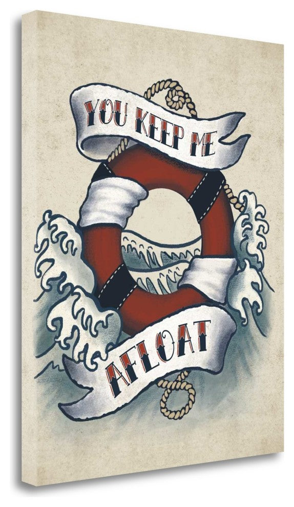 "Sailor Wisdom I" By Janelle Penner, Giclee Print on Gallery Wrap Canvas