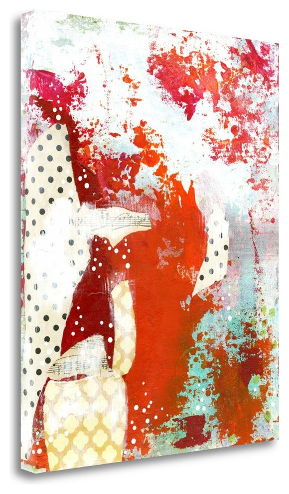 "Orange Abstract" By Sarah Ogren, Giclee Print on Gallery Wrap Canvas