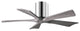 Matthews Fan, Irene-5H Ceiling Fan, Polished Chrome, 42", Barn Wood