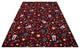 Area Rug Feature Film, Nylon Stainmaster Carpet, Navy, 7'x10'