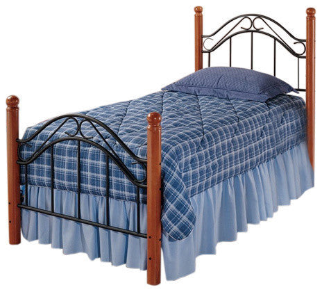 Winsloh Bed Set With Rails, Twin