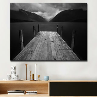 Ready2HangArt 'The Lake' Wrapped Canvas Wall Decor, 40"x30"