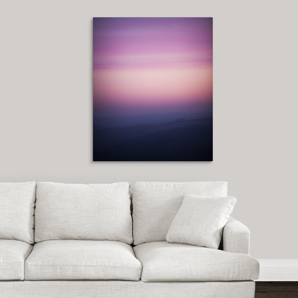 "Pink Dusk II" Wrapped Canvas Art Print, 30"x36"x1.5"