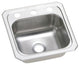 Elkay BCR15 Celebrity 15" Single Basin Drop In Stainless Steel - 2 Faucet Holes