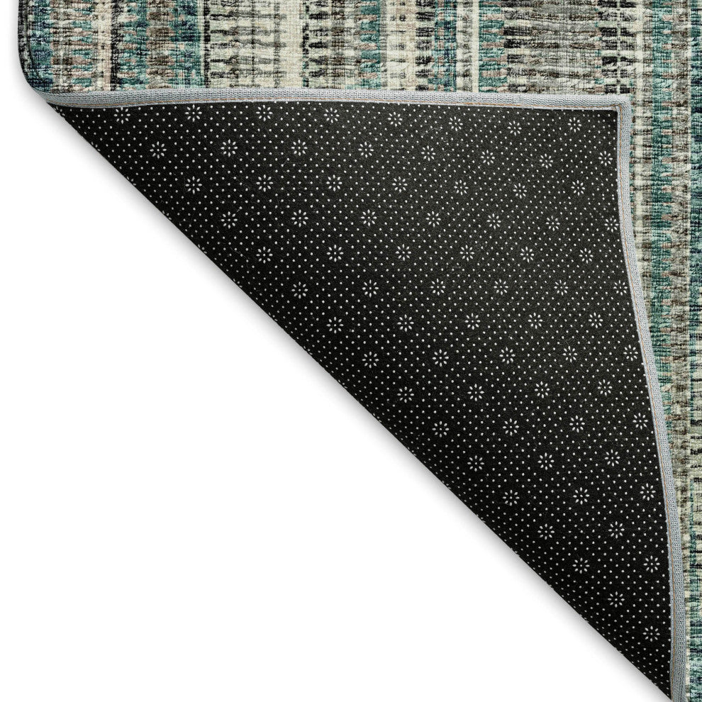 Premium Machine Washable Mayfield AMF31 Peacock 8' x 10' Rug