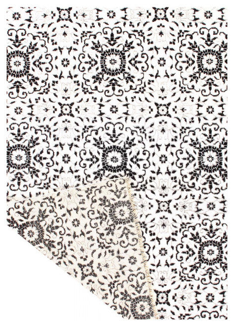 Gray Color Hand Knotted Modern Rug 5'11''x8'11''