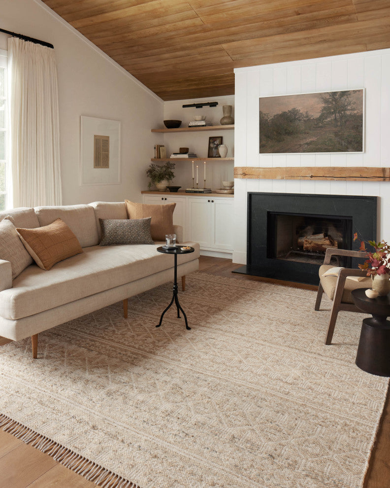 Angela Rose x Loloi Rivers Sand / Ivory 3'-6" x 5'-6" Accent Rug