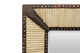 Orlando Vincent Metal Mirror with Bone Frame in Ivory