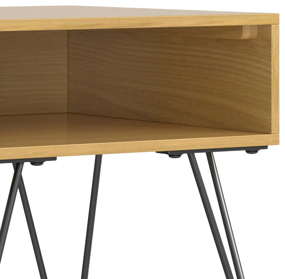 Hunter End Table, Oak Veneer