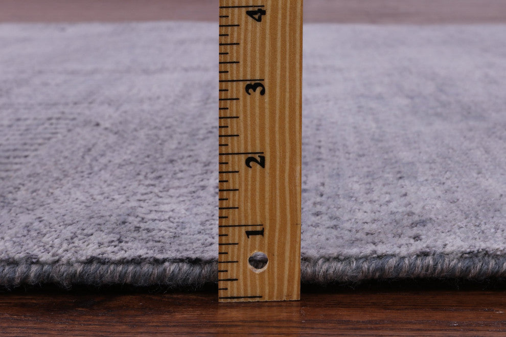 4' 3" X 6' 3" Wool and Silk Savannah Grass Hand Knotted Rug Q11503