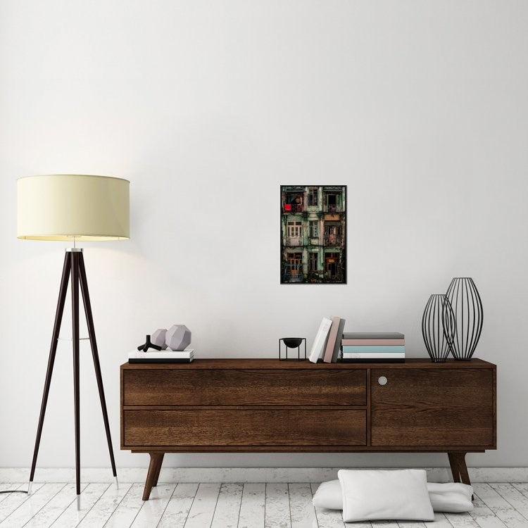"Remnants Of Another Era" Framed Canvas Giclee by Marcus Blok, 15x23"
