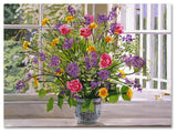 David Lloyd Glover 'Windowsill Bouquet' Canvas Art, 24"x18"