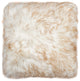 HomeRoots 18" x 18" x 5" Gradient Tan Faux Fur Pillow