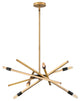 Hinkley Archer Six Light Chandelier 4765HB
