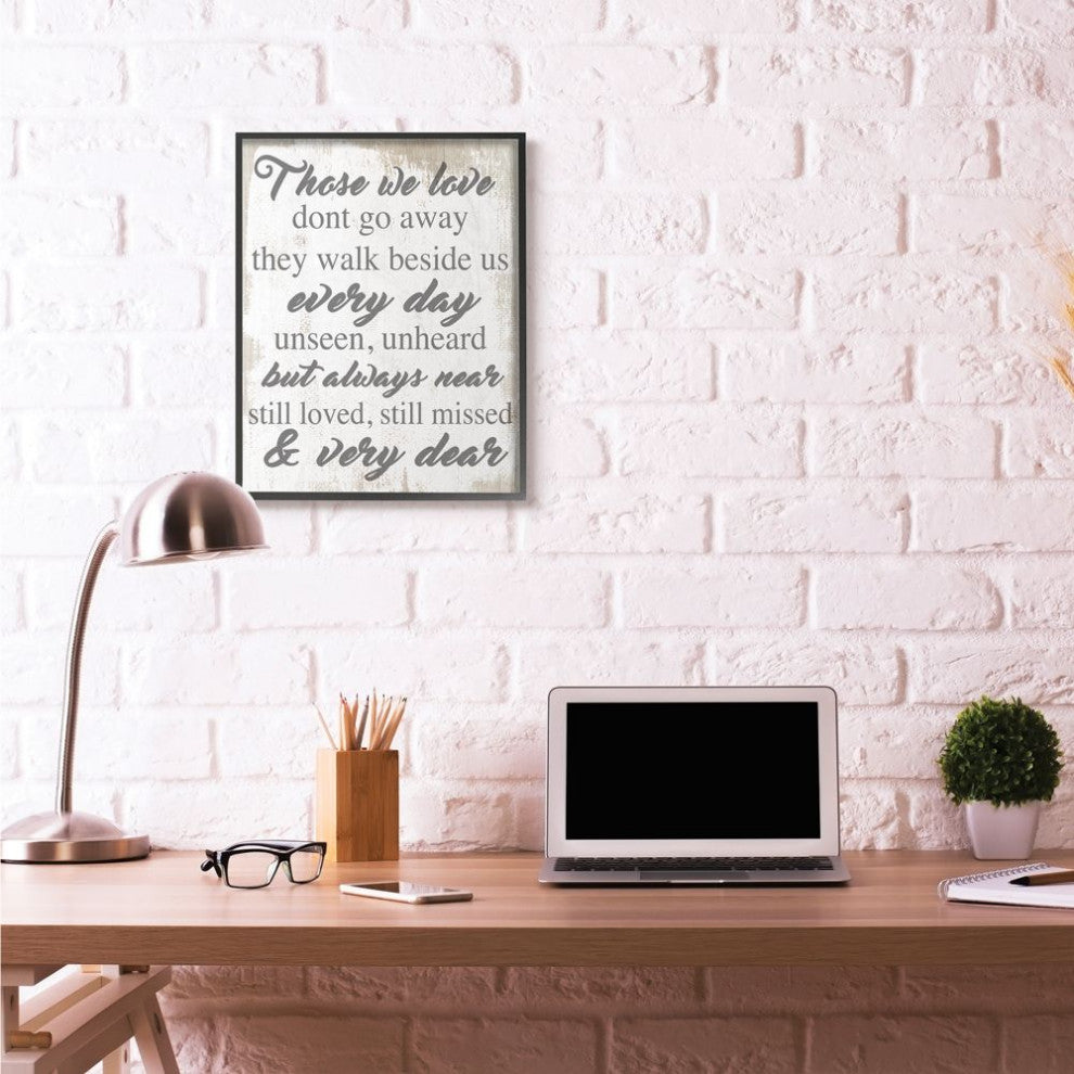 Stupell Industries Those We Love Inspirational Family Home Word Design, 24"x30"