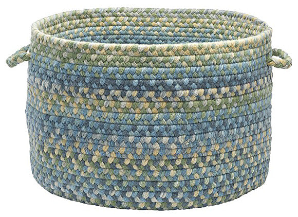 Colonial Mills Basket Rustica Whipple Blue Round