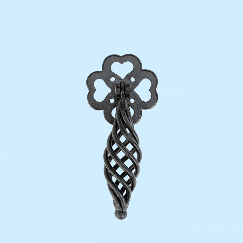 Renovators Supply Black Cabinet Knob 4.5 in Birdcage Style Drawer Pull Handles