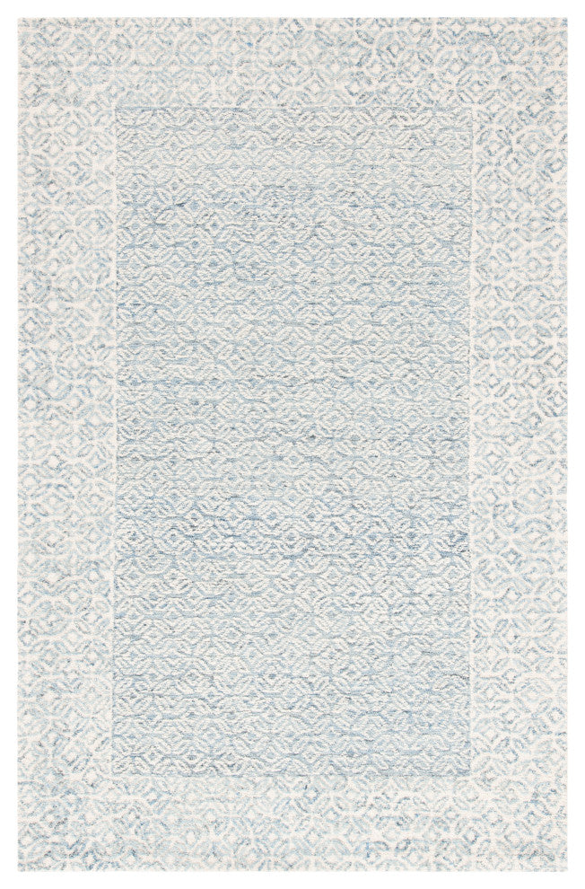 Safavieh Couture Abstract Collection, ABT342 Rug, Blue/Ivory, 2'x3'