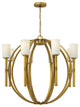 Margeaux Vintage Brass 8 Light Large Orb
