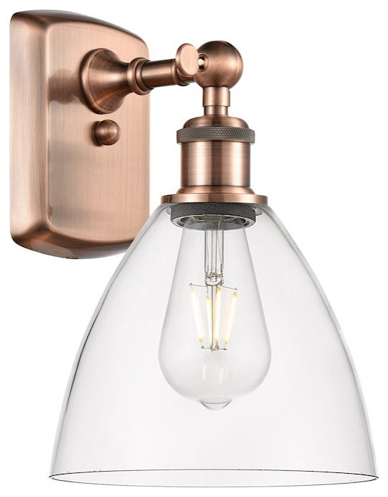 Innovations Lighting 516-1W-AC-GBD-752-LED Ballston Dome 1 Light 8" Sconce