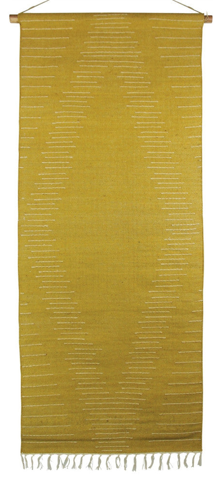 Yellow Ochre Jute Wall Hanging