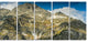 "Rocky Summit in Tatra Mountains" Landscape Wall Art, 5 Panels, 60"x28"