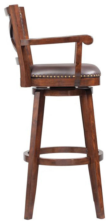 Broadmoor Swivel Extra Tall Barstool [Cappuccino]
