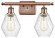 Innovations 516-2W-AC-G654-6 2-Light Bath Vanity Light, Antique Copper